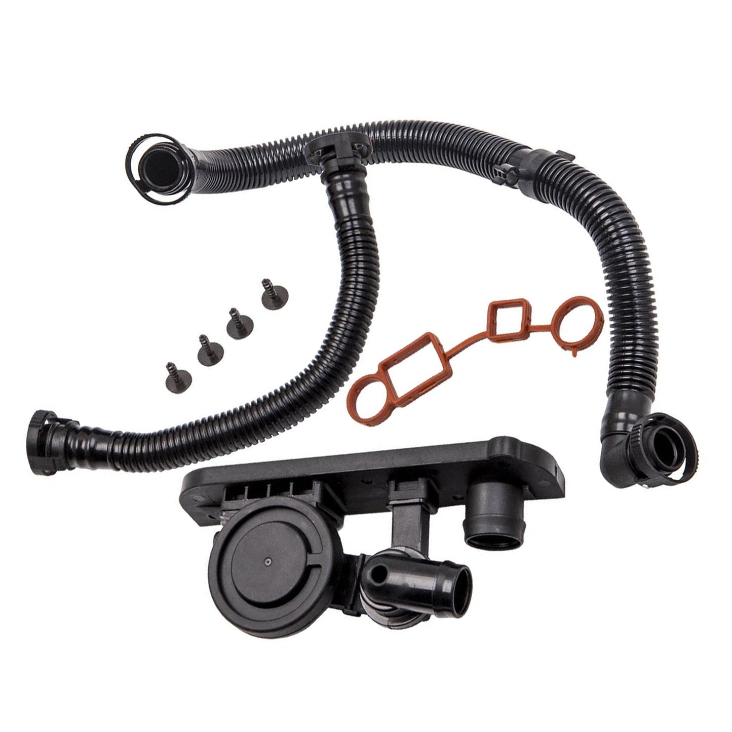 Crankcase Breather Hose & PCV Valve Kit Suitable for VW Golf MK5 Audi A4 2.0T - Frazy's Auto Parts