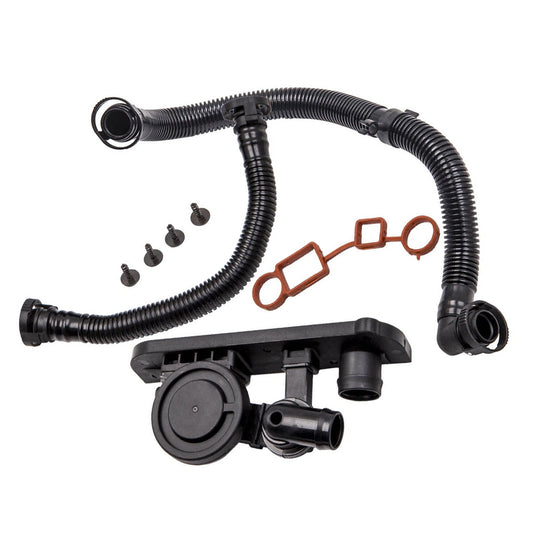 Crankcase Breather Hose & PCV Valve Kit Suitable for VW Golf MK5 Audi A4 2.0T - Frazy's Auto Parts
