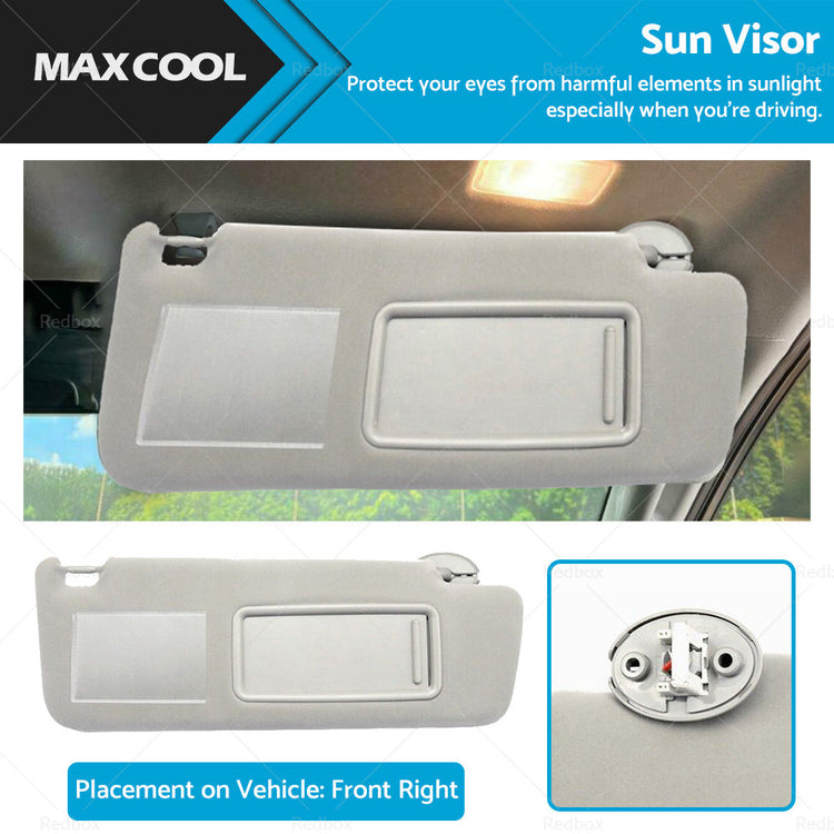 RH Sun Visor Suitable For Toyota Prado TRJ120 RZJ120 LJ120 GRJ120 KZJ120 KDJ120-0