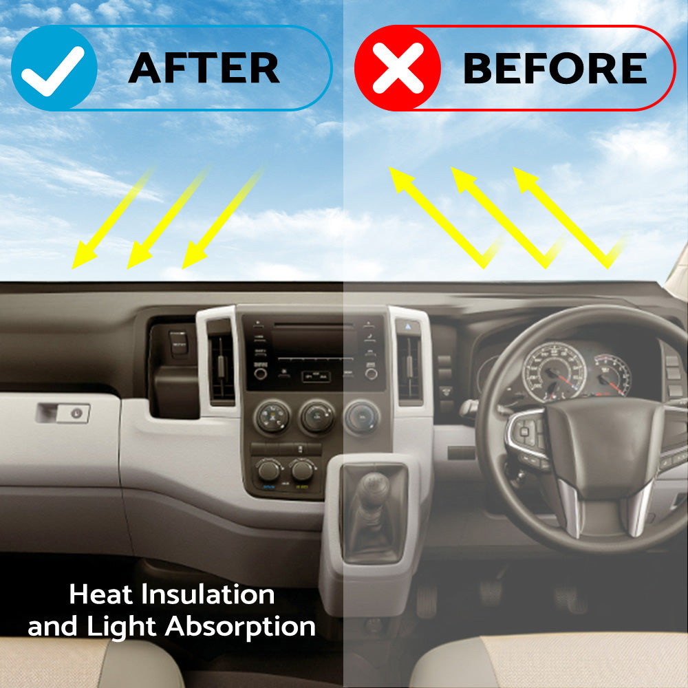 Non-Slip Dash Mat Dashboard Cover Black Suitable For LDV V80 2013-2023 AU-4