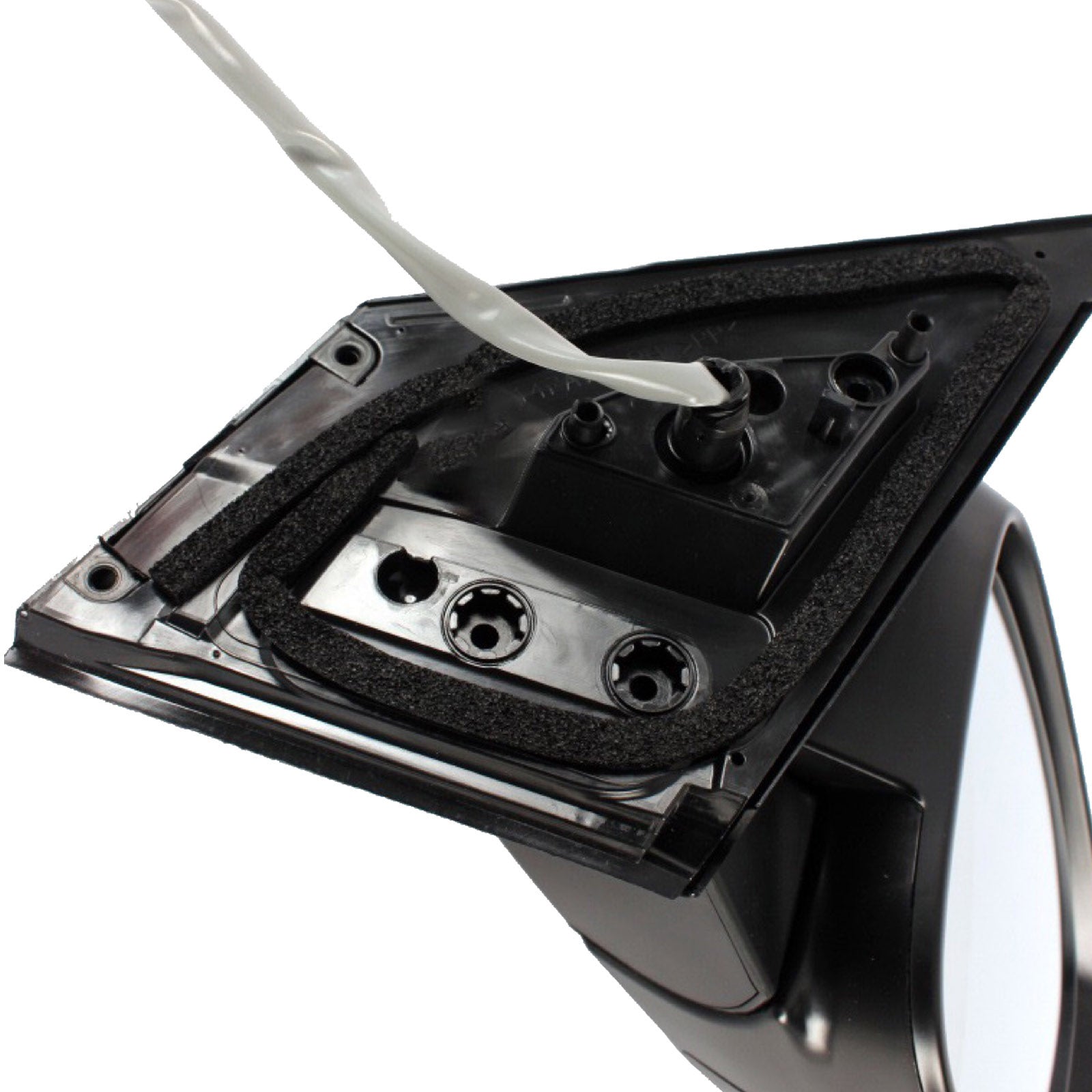 Black No Autofold Right Side Door Mirror Suitable for Toyota RAV4 2013-2018 No Autofold Function-3
