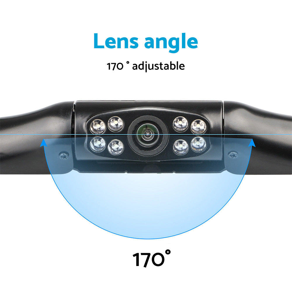 170 Angle Car Rear View Reversing HD Camera Back Up Parking Number Plate Night Vision-2