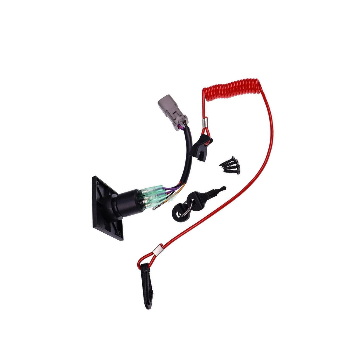 Ignition Key Switch Panel Suitable For Evinrude Johnson BRP OMC 176408 0176408-2