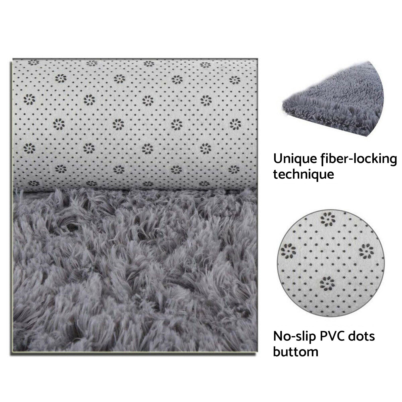 Polyester Carpet Floor Rug 200x250cm Light Camel Soft Non-Slip Mat Suitable For Homes & Offices-1