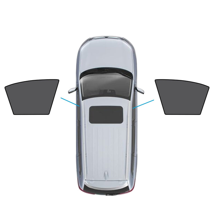 2x Car Window Shades Suitable For Mazda 6 GH 2nd Gen Liftback 2007-2012 UV Protection-0