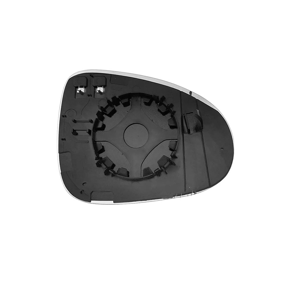 Left Heated Convex Mirror Glass with Base Suitable For VW Touareg 7P 2011-2018-1