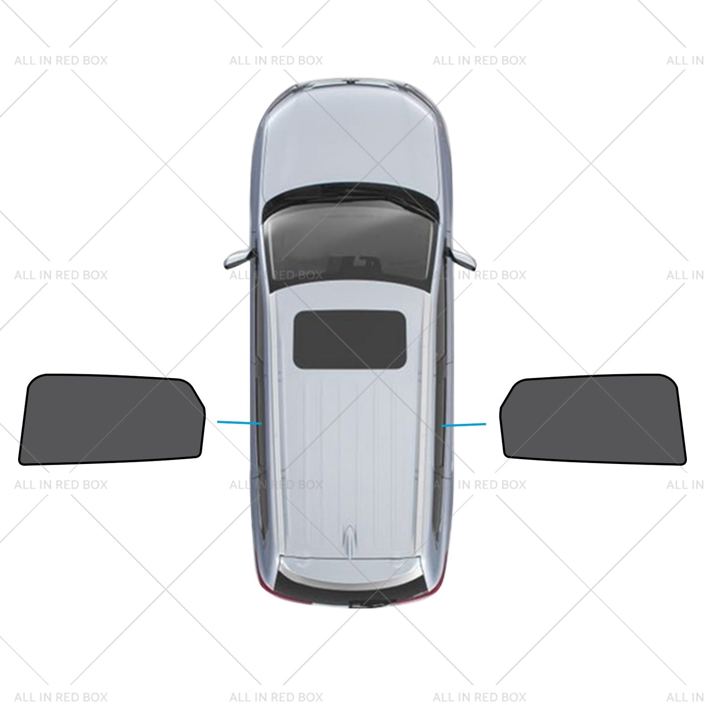 2x Car Window Sun Shades Suitable for Mazda CX-9 CX9 16-25 UVA&UVB Protection-6