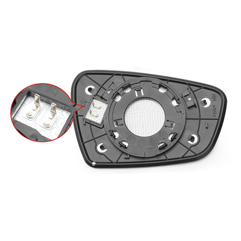 Left Heated Convex Mirror Glass w/ Base Suitable for Kia Cerato YD 2013–2018-1