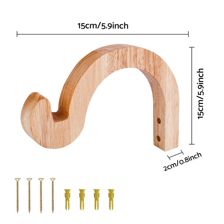 Plant Hanger Hanging Plant Hook Wooden Hanging Basket Wall Plant Hook Flower Pot-3