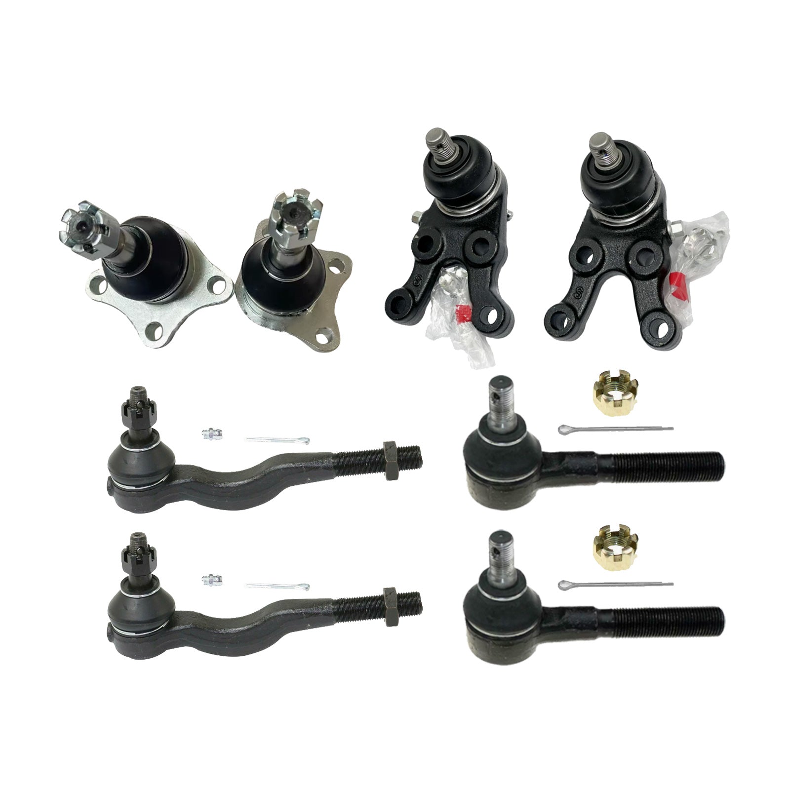 Ball Joint & Tie Rod End Kit Suitable For Mitsubishi Pajero NH/NJ/NK/NL 4WD 1991-2000-0