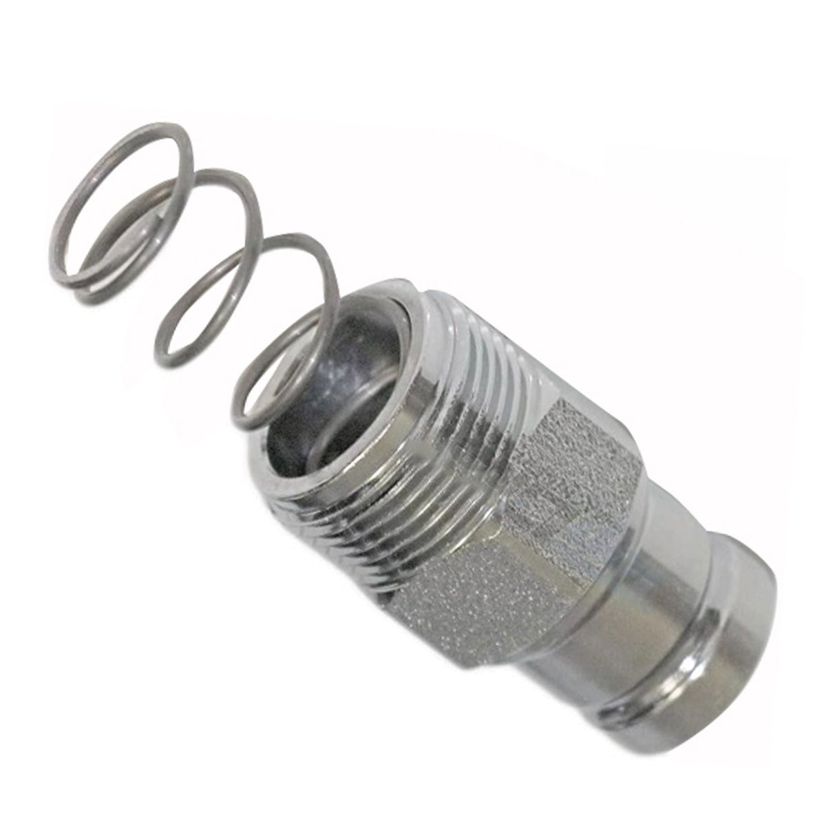 3/8in Hydraulic Male Drain Line Flat Face Quick Coupler Suitable For Bobcat 7246798-4