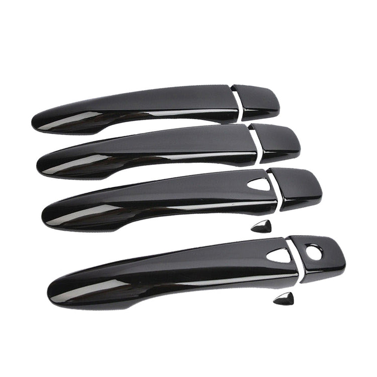 4x Black Door Handle Covers Suitable For Nissan Navara NP300 D23 2015-Onwards-0