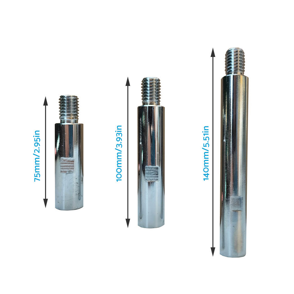 3X Angle Grinder Adapter Rod Extension Rod M14 Adapter Rod Polishing Accessories-0