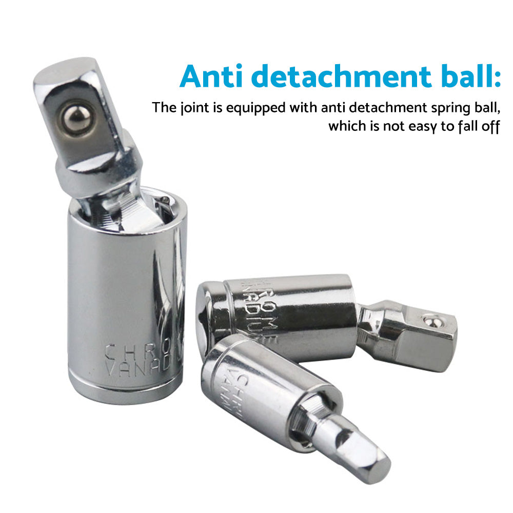 3PCS 360 degree Impact Swivel Universal Joint Air Impact Socket Set 1 4inch 3 8inch 1 2inch-2