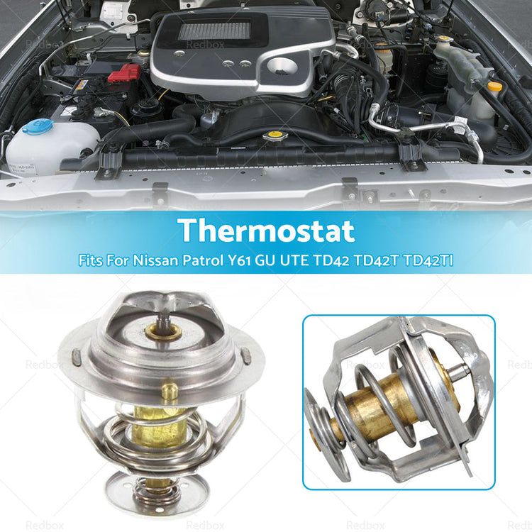 Thermostat For Nissan Patrol Y61 GU UTE TD42 TD42T TD42TI Diesel Engine 98-12-0