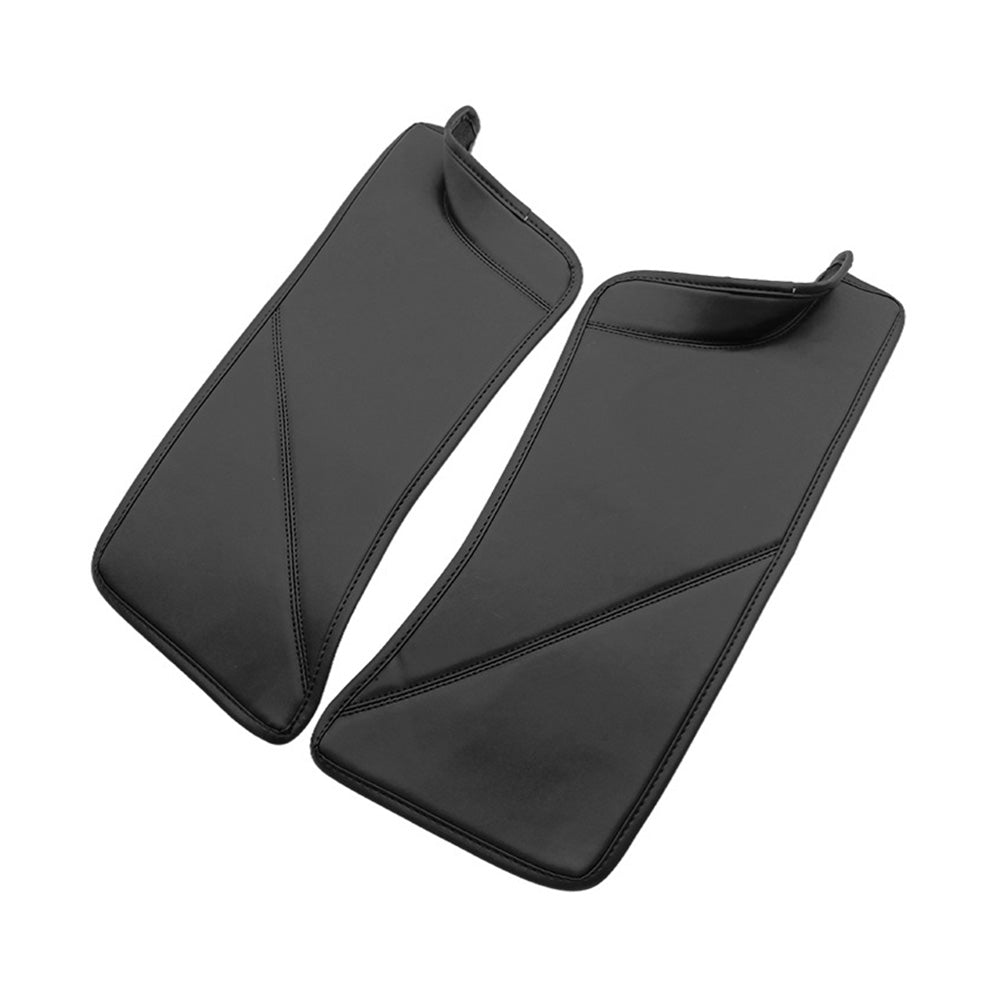 2x PU Rear Door Sill Protector Cover Pad Suitable For Tesla Model Y 2020-2022-0