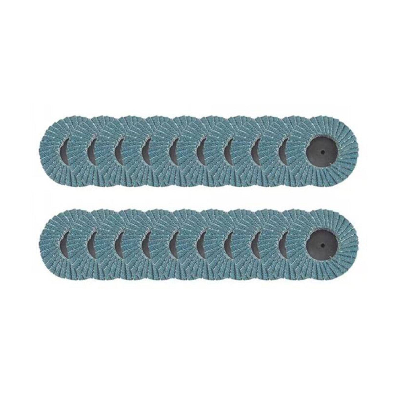 20x 2 inch (50mm) Quick Change Zirconia Flap Discs Suitable For Metal Sanding-0