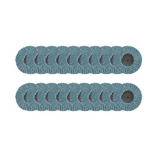 20x 2 inch (50mm) Quick Change Zirconia Flap Discs Suitable For Metal Sanding-0