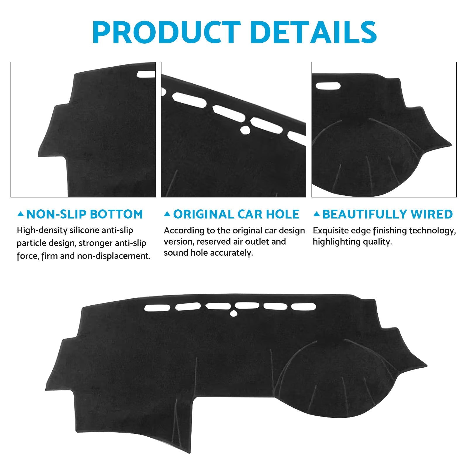 Dash Mat Cover Suitable For Honda Accord Euro CL9 2003 - 2008 No Sat Nav - Frazy's Auto Parts