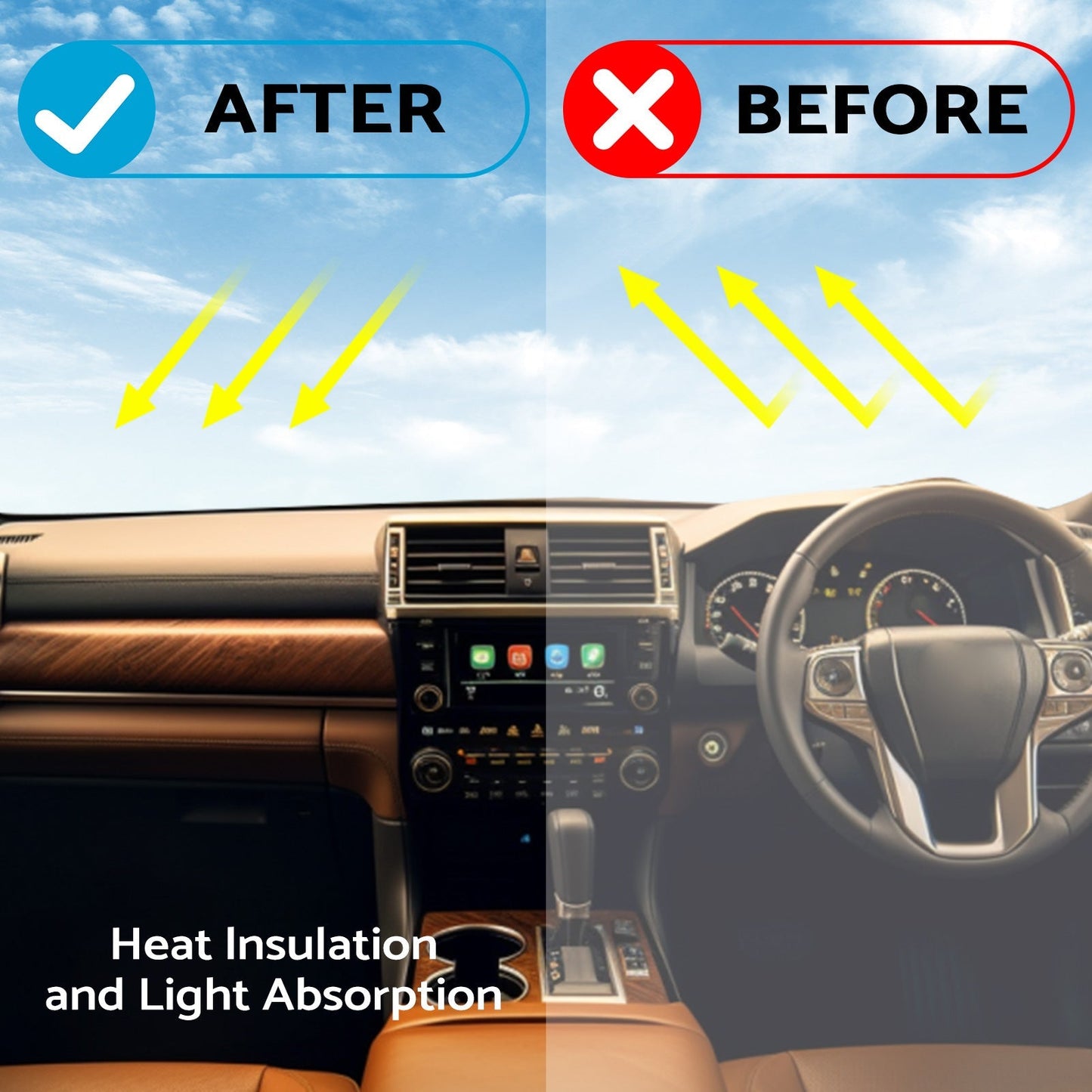 Dash Mat Suitable For Toyota Landcruiser 200 Series 3 VX / GXL 2015 - 2021 - Frazy's Auto Parts