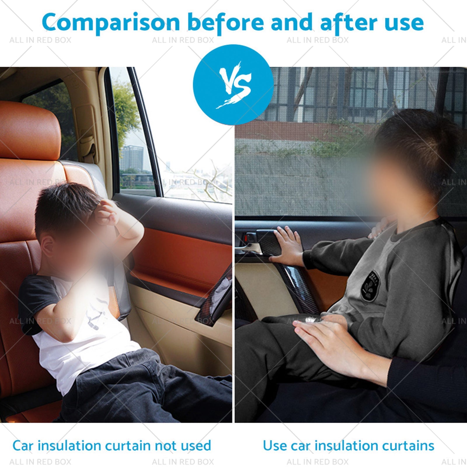 Front & Rear Window Magnetic Mesh Sun Shade Suitable For Toyota Corolla Cross-4