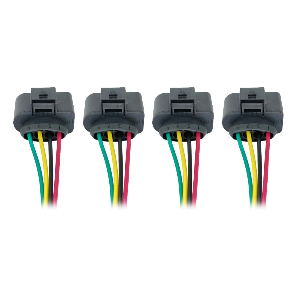 4PCS Ignition Coil Connector Repair Harness Plug 1J0973724 Suitable For VW Audi-0