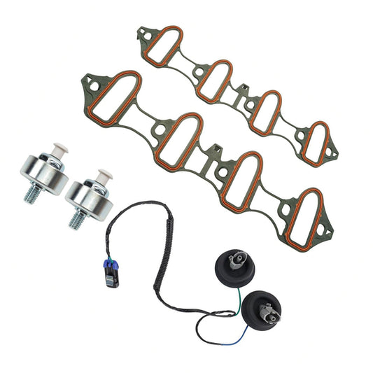 Knock Sensor & Intake Manifold Gasket Kit 4pc Suitable for Silverado Sierra-0