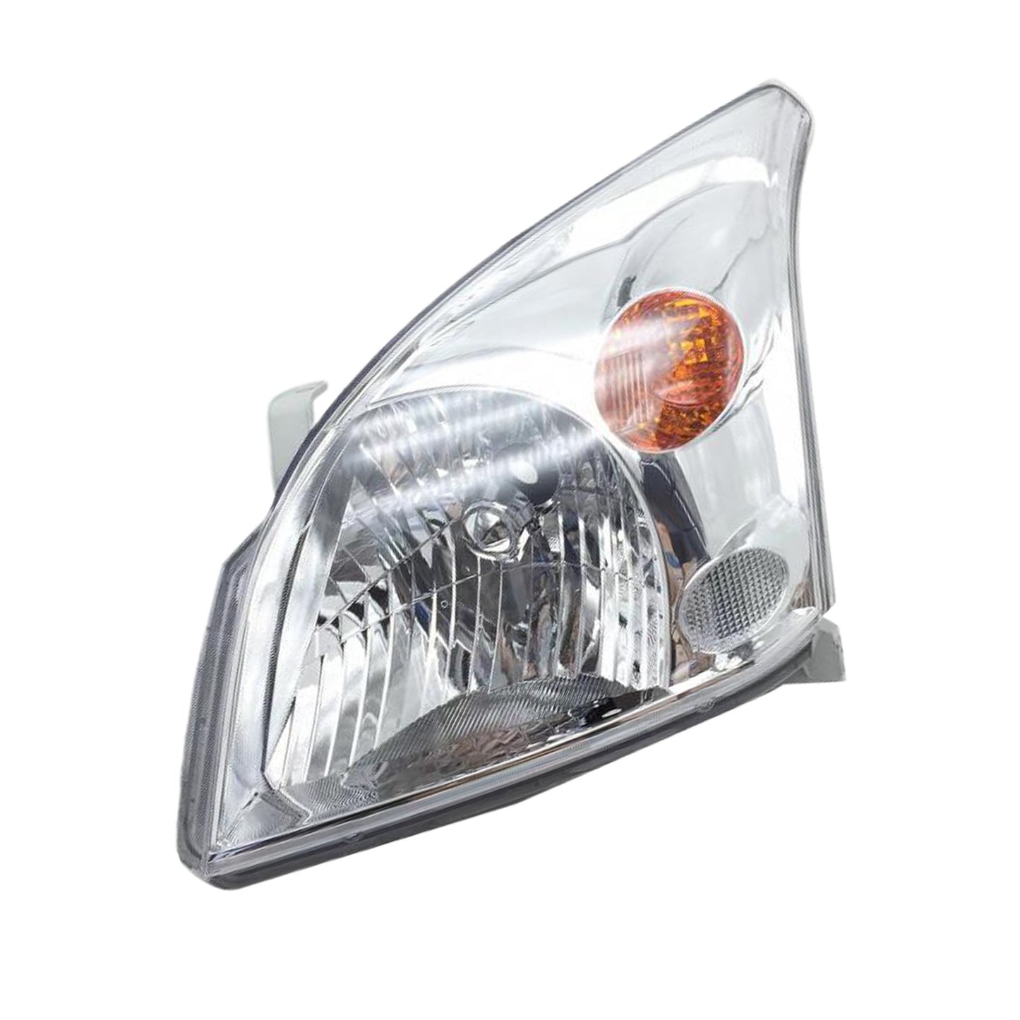 Chrome Headlight Pair Suitable For Toyota Landcruiser Prado 120 Series 2002-2009-1