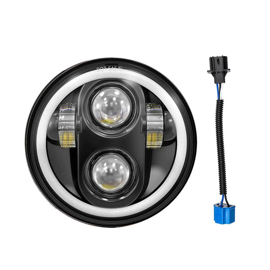LED Motorcycle Headlight Suitable For Harley Davidson Street XG500 / Softail / Dyna-0