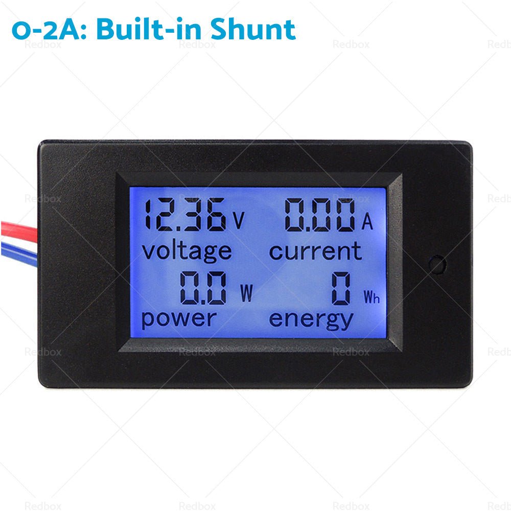DC 6. 5~100V 20 - 50 - 100A LCD Digital Combo Panel Display Volt Amp Power Watt Meter - Frazy's Auto Parts
