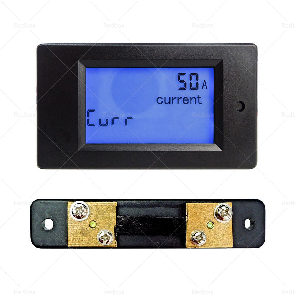 DC 6. 5~100V 20 - 50 - 100A LCD Digital Combo Panel Display Volt Amp Power Watt Meter - Frazy's Auto Parts