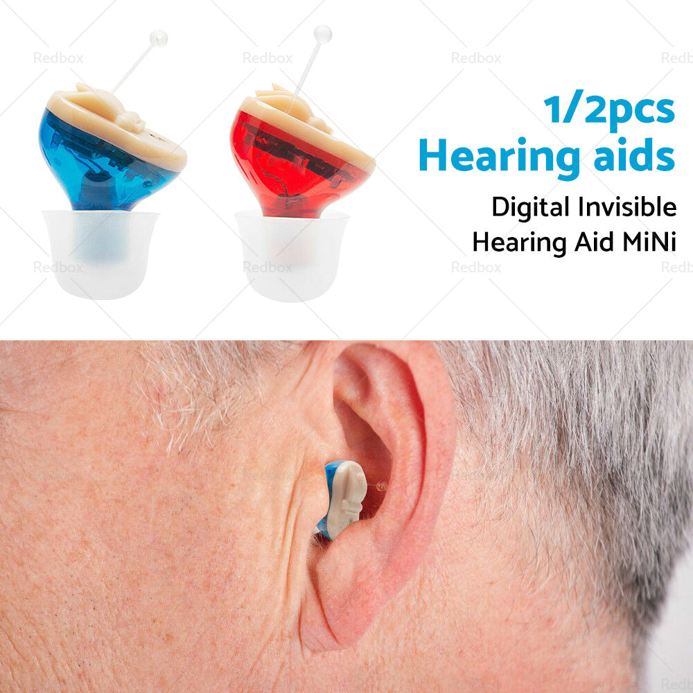 Digital Invisible Hearing Aid MiNi CIC Small Sound Voice Amplifier Enhancer L R-3
