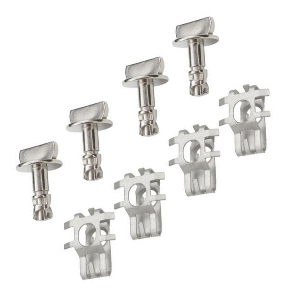 4x Engine Shield Cover Thumb Pins And Nuts Suitable For Ford F-150 Edge Explorer-1