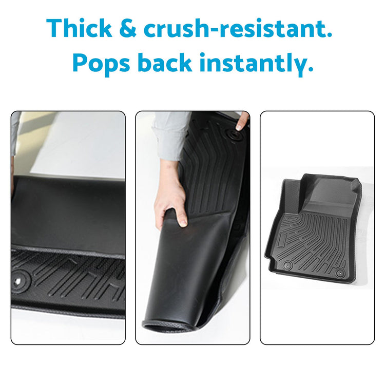 Floor Boot Mats Kit 3D All-Weather Suitable For Nissan X-Trail 22-On T33 e--4