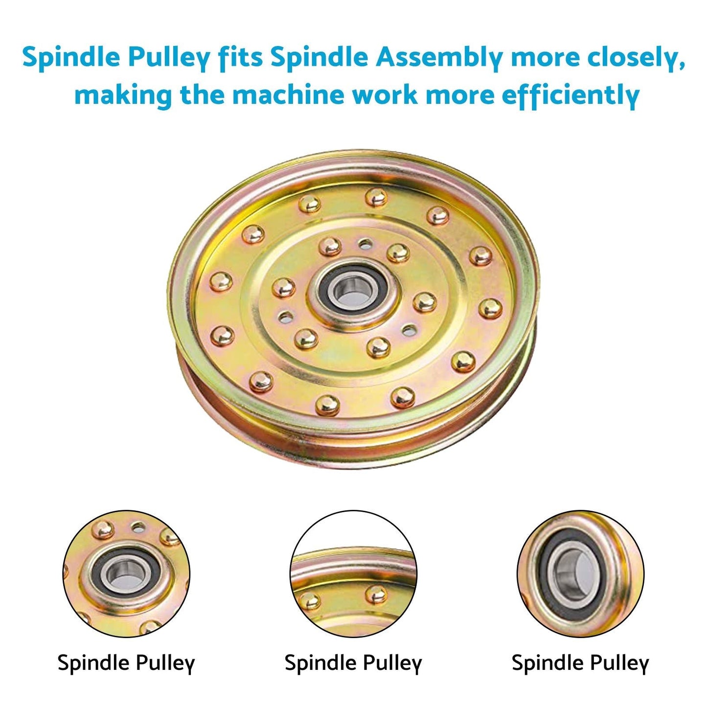 Deck Steel Flat Idler Pulley 116 - 4667 / 132 - 9424 Suitable For Toro Z Master - Frazy's Auto Parts