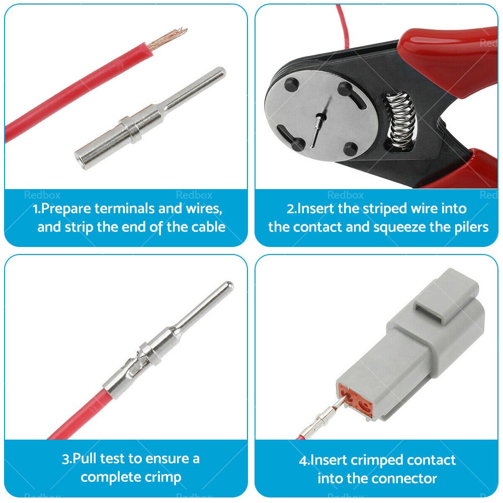 Deutsch DT 12 - Way 12 Pin Electrical Connector Waterproof Plug Kit Male and Female - Frazy's Auto Parts