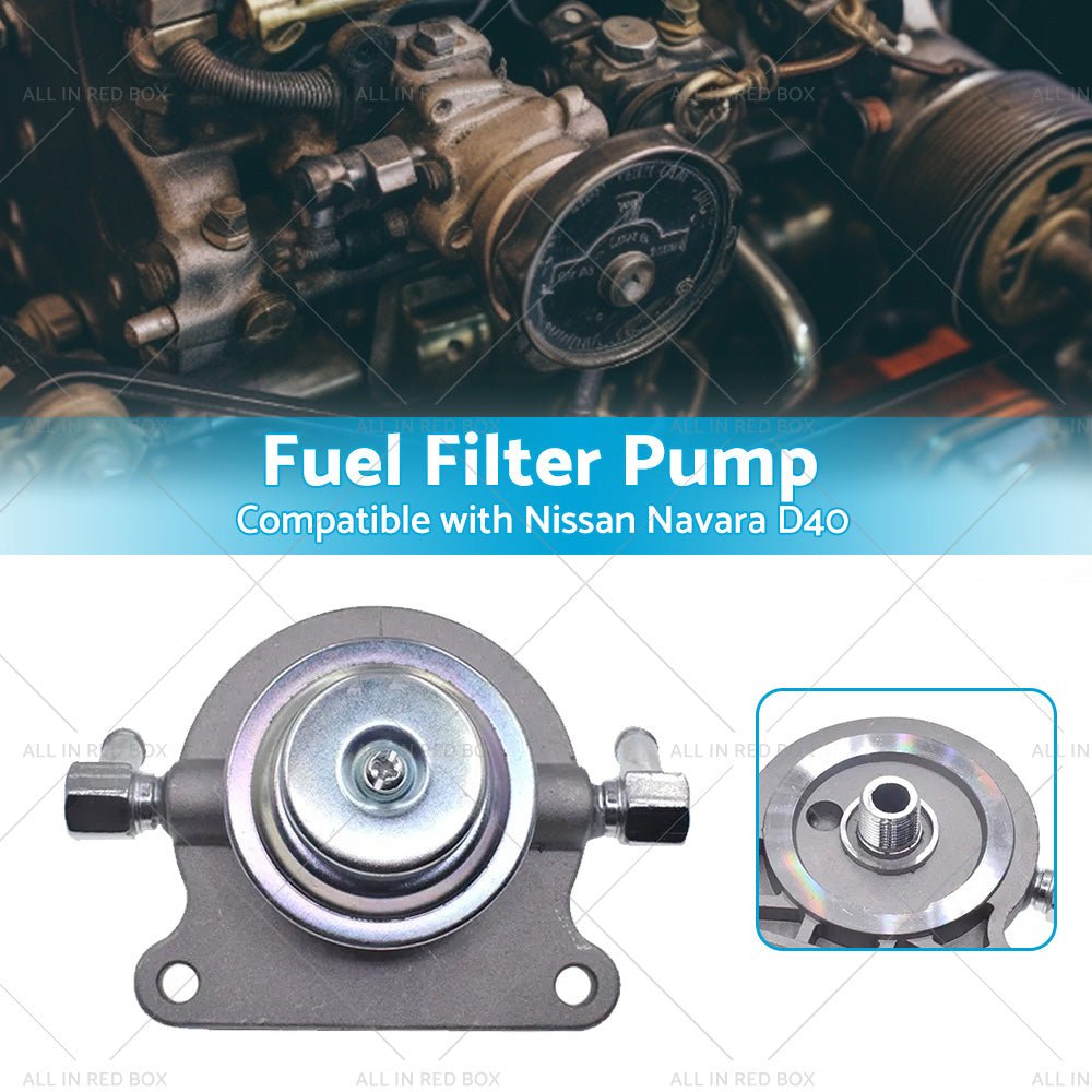 Diesel Fuel Filter Primer Pump 10mm Suitable For Nissan Navara D40 2. 5L 2006 - on - Frazy's Auto Parts