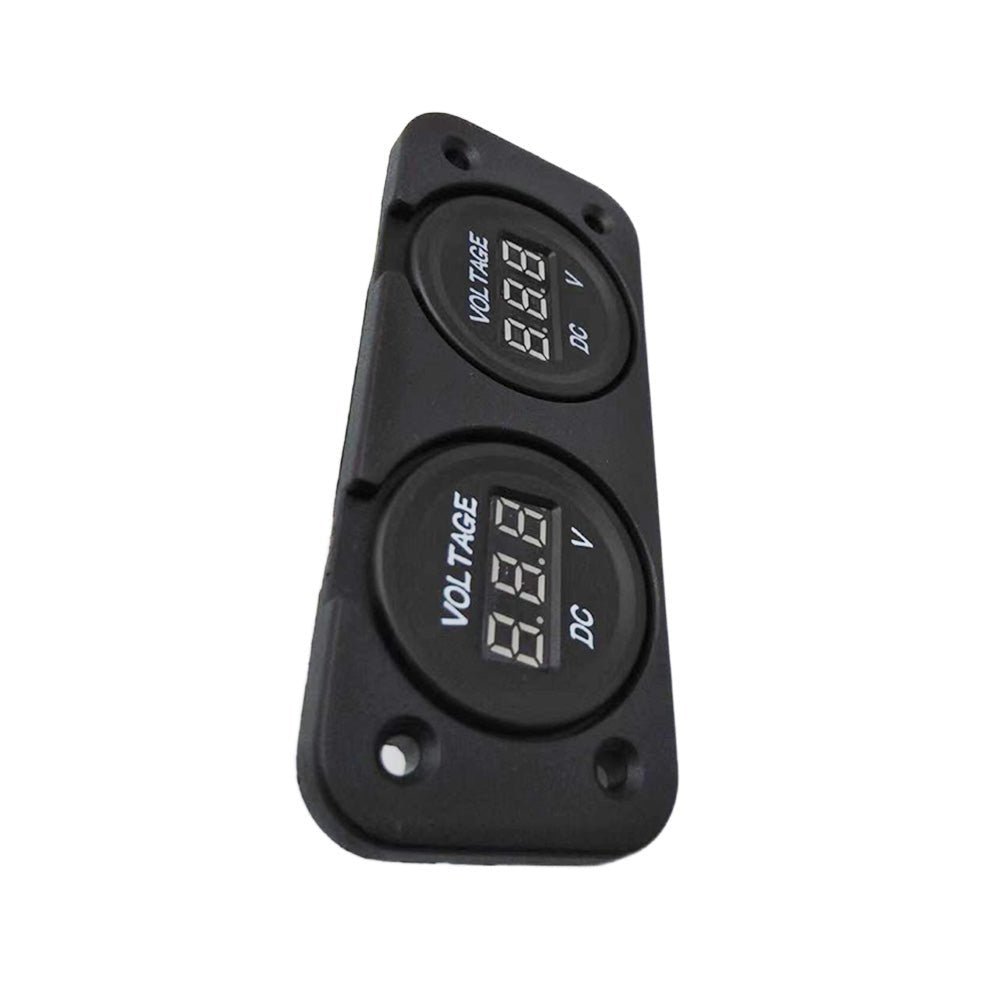 Digital LED Volt Meter Dual Battery Monitor Suitable For Boat Marine DC 12V - 24V - Frazy's Auto Parts