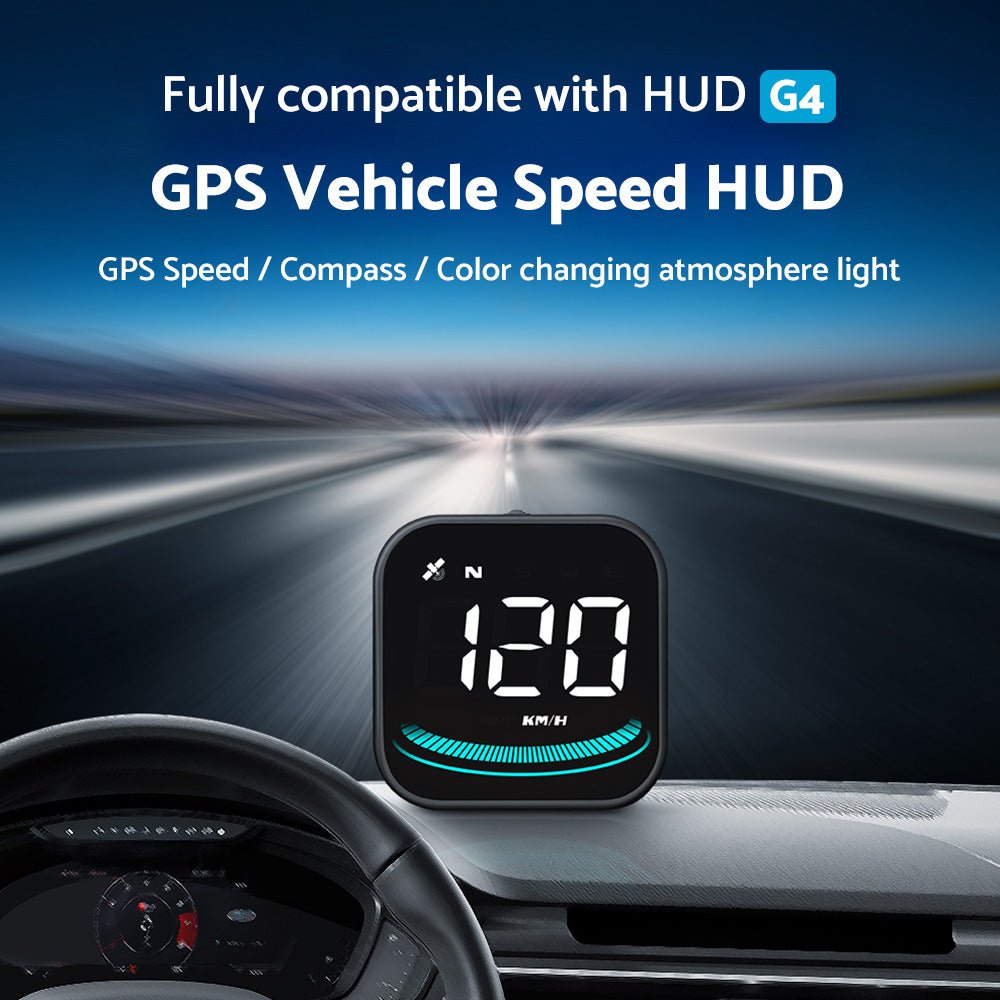 Digital Speedometer Universal GPS HUD Head - Up Display Suitable For Car With MPH & Overspeed Alarm - Frazy's Auto Parts