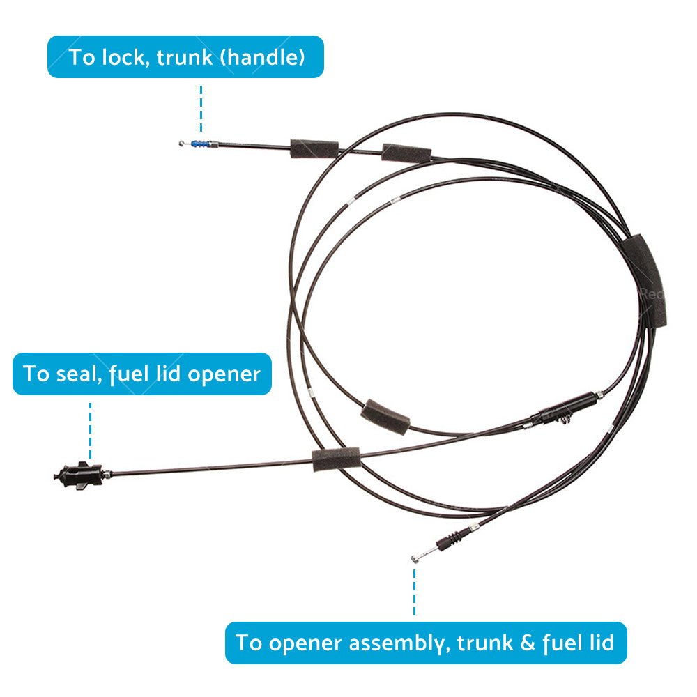 Door Lock Control Cable Fuel Lid Latch Cable Suitable for Honda Civic 2001 - 2005 - Frazy's Auto Parts