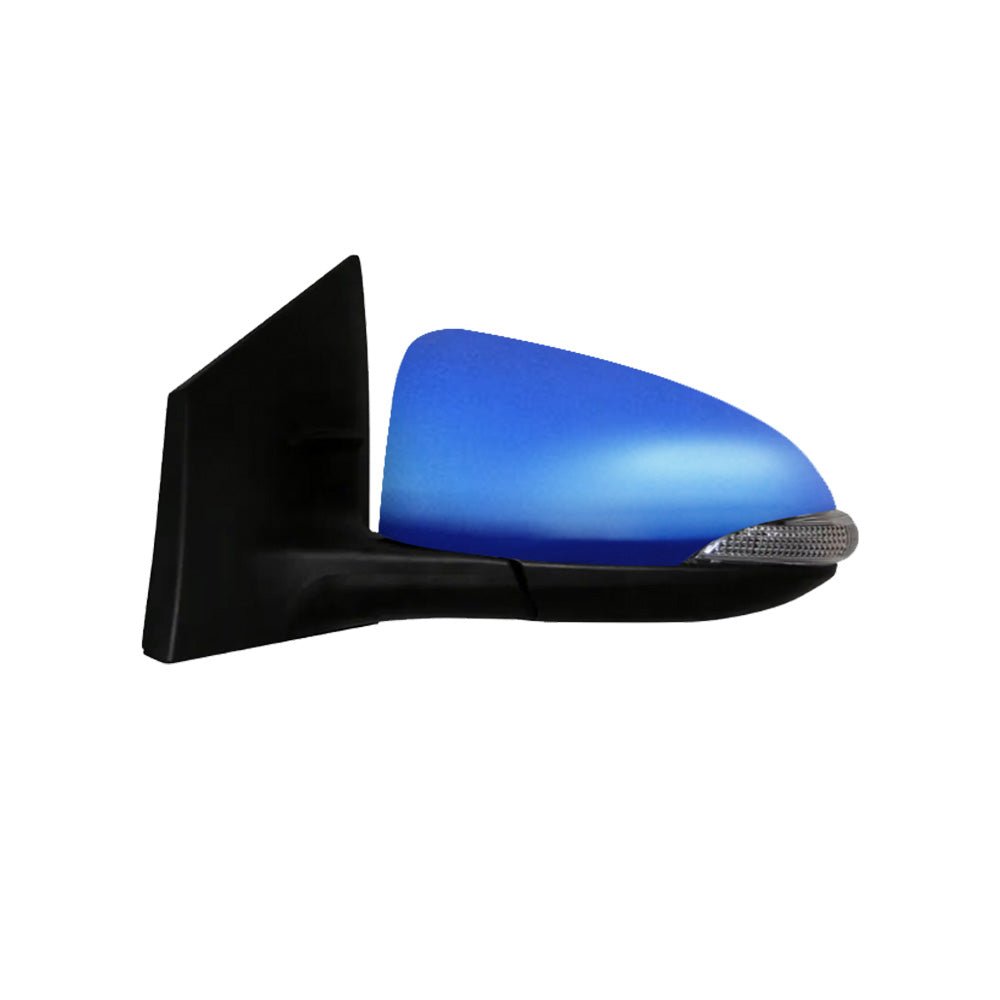 Door Mirror Suitable for Toyota Corolla ZRE182 2012 - 2018 Hatch Left Blue Heated - Frazy's Auto Parts