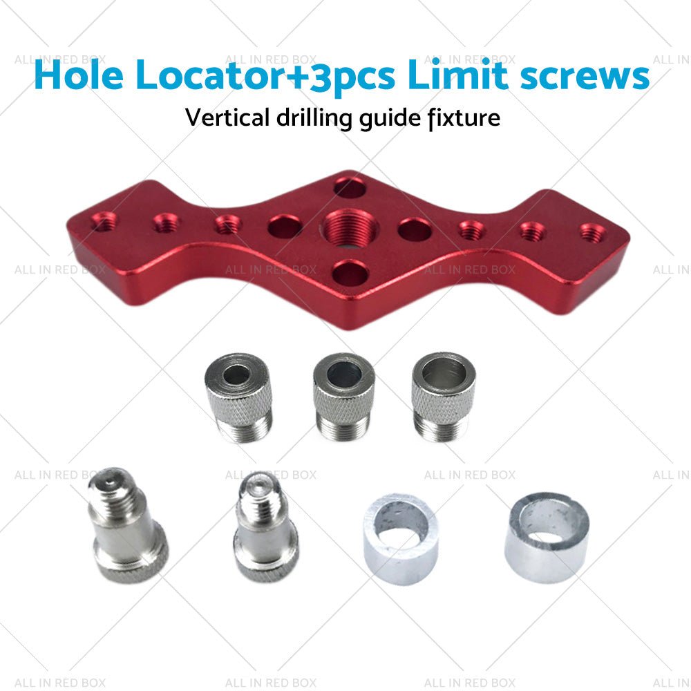 Drill Bit Vertical Pocket Hole Jig Dowel Drill Guide Self Centering Woodworking - Frazy's Auto Parts