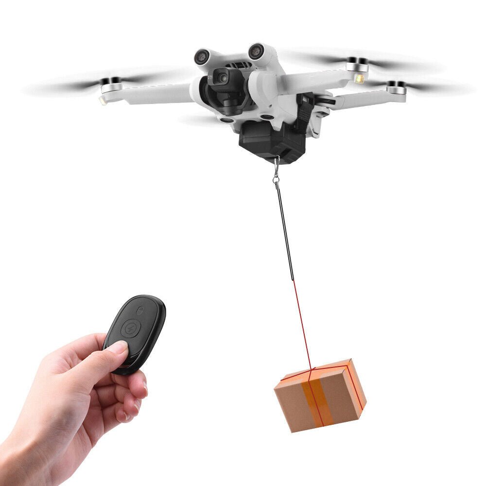 Drone Dropping Delivery Thrower Air Dropper Device Suitable for DJI Mini 3 Pro - Frazy's Auto Parts