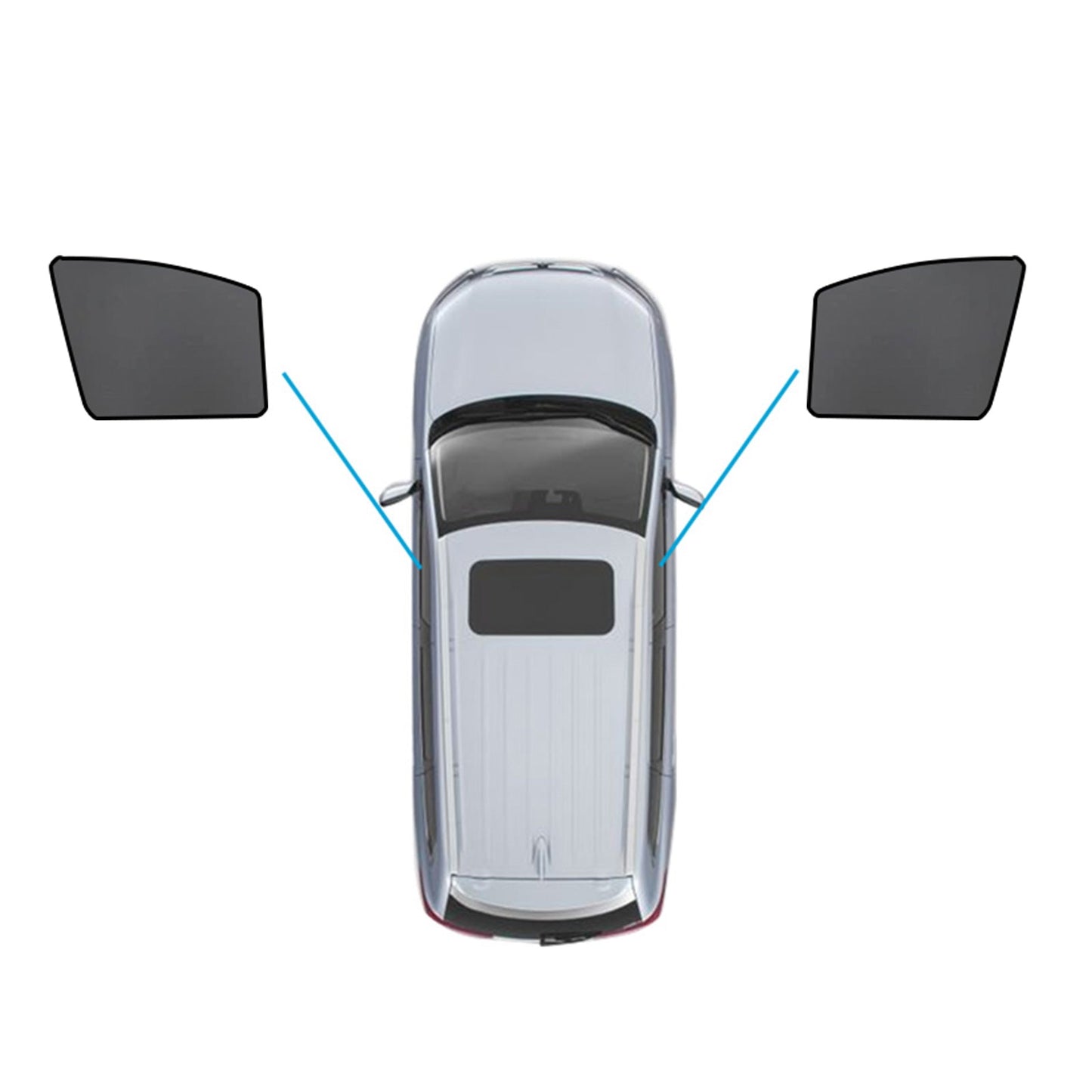 Car Magnetic Mesh Sun Blind Shade Suitable For Holden Captiva CG 2006-2017-0