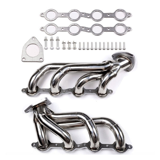 Exhaust Header Suitable For GMC Yukon Sierra 1999–2001 4.8L 5.3L 2WD 4WD EH28035-0