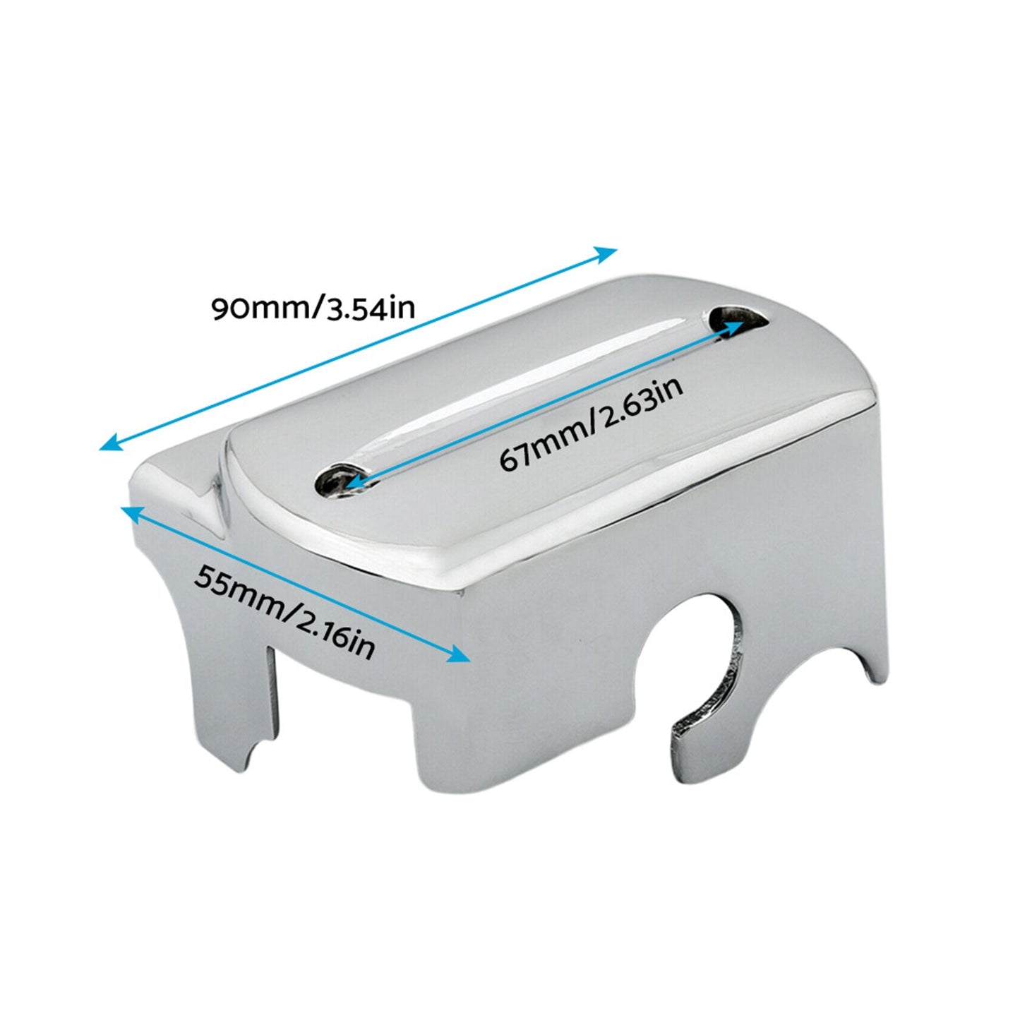 Brake Master Cylinder Cover Suitable For Yamaha V-Star 650 1998-2013 / V-Star 950 / V-Star 1100 / V-Star 1300-4