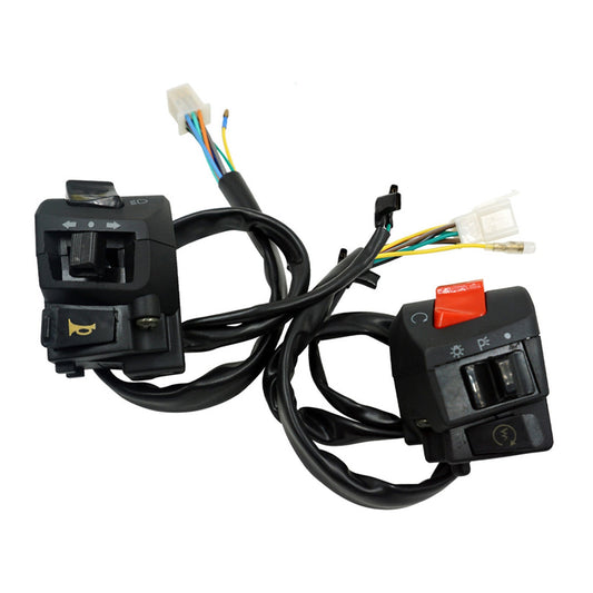 Motorcycle Handlebar Headlight Control Switch Turn On/Off Light Indicator-0