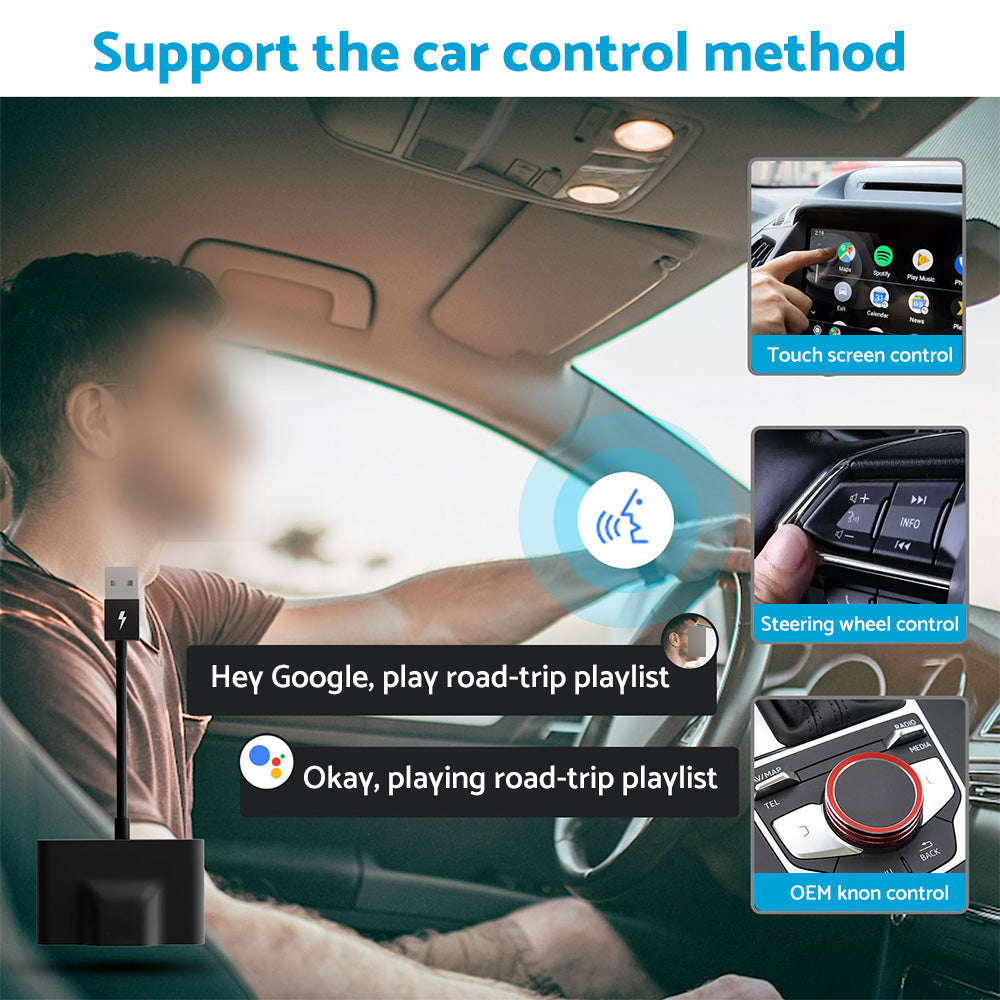 Wireless CarPlay Adapter Suitable For Android & Most Vehicles with CarPlay Auto-3