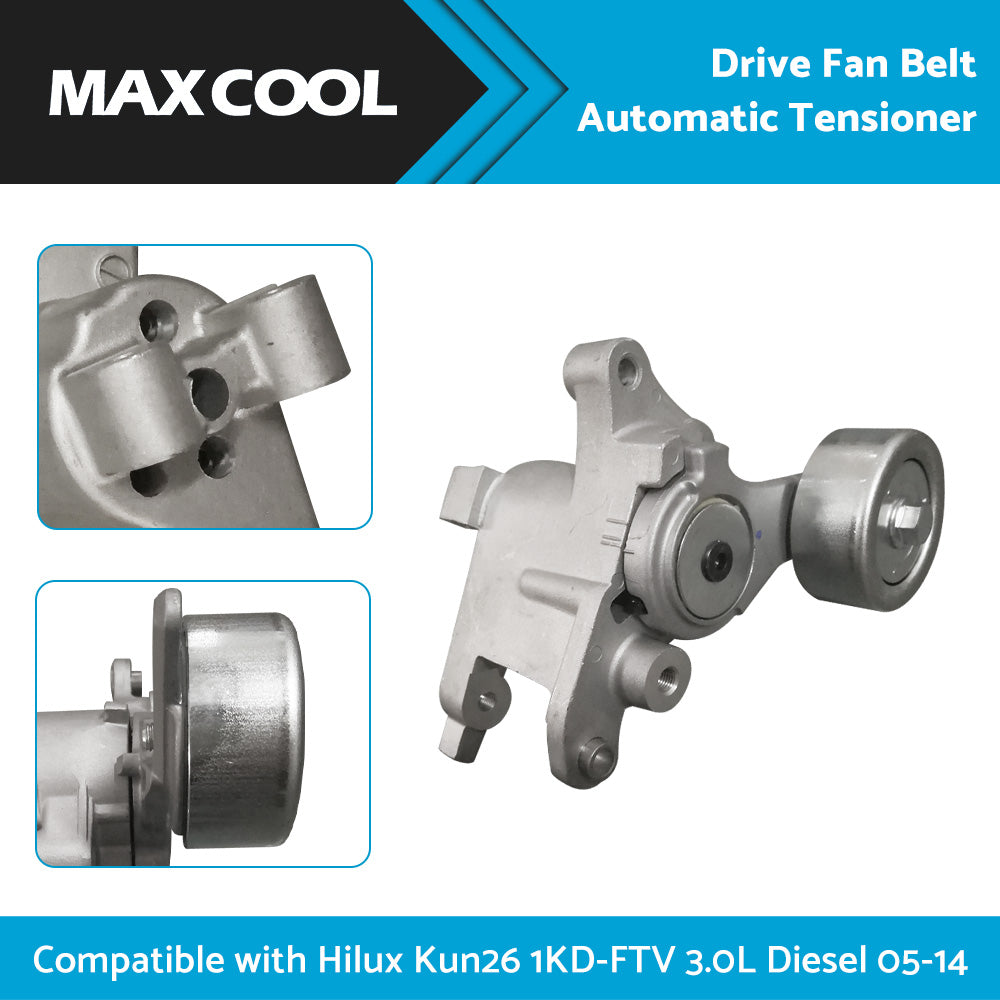 Drive Fan Belt Tensioner Suitable For Hilux KUN25 KUN26 1KD-FTV 3. 0 Diesel 05-14-1