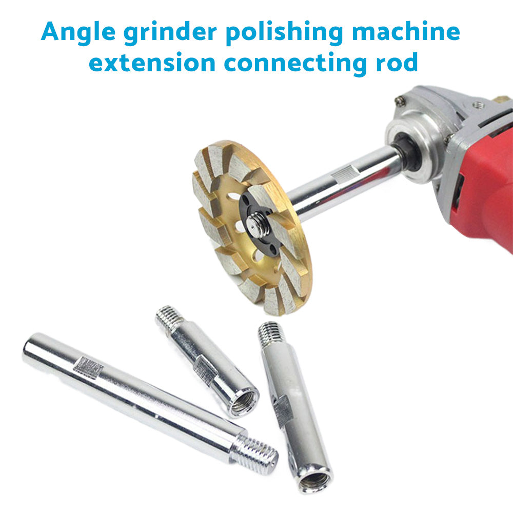 3X Angle Grinder Adapter Rod Extension Rod M14 Adapter Rod Polishing Accessories-4